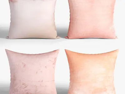 Decorative Pillows set 08 3D model