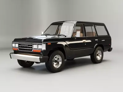 Toyota Land Cruiser J60 1980-1990 Facelift 3D model