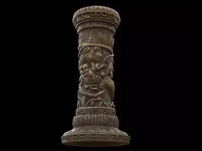 Ancient Pillar 3D model