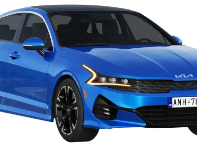 Kia K5 2022 3D model