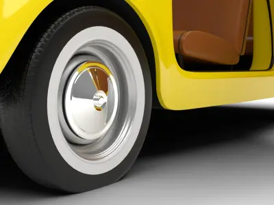 Fiat 500 1959 HQ 3d model  3D model