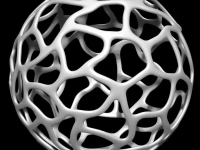 Sphere Voronoi 3D model