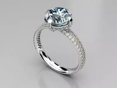 Wedding Ring Free 3D print model buy