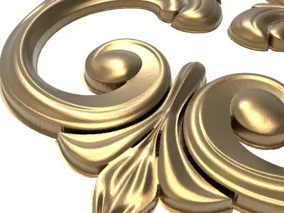  decorative pattern ready for 3D printing 3D model