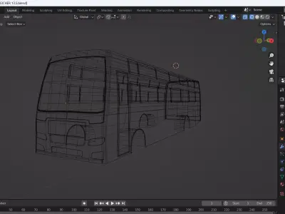 Eicher 13 5 Chassis Volvo inspired model  3D model