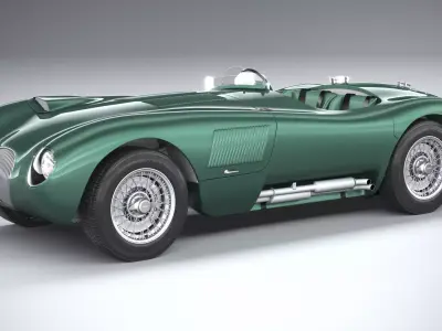 Jaguar C-Type Continuation 2022 3D model