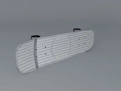 1985 Powell Peralta Kevin Harris Canadian Mountie freestyle s... Free 3D model