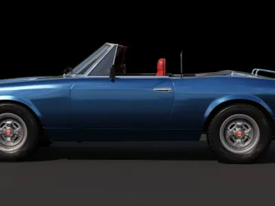 Fiat 124 Sport Spider   3D model