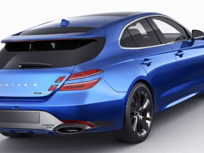 Genesis G70 Shooting Brake 2022 3D model