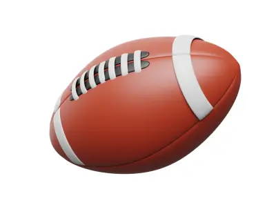 American Football 3D model