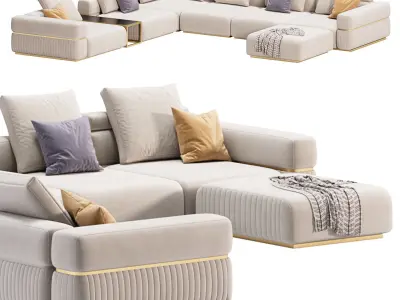 Sofa CORDOBA 2 by cazarina 3D model