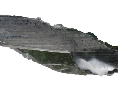 Hidroituango Hydroelectric Power Plant 10 11 2018 3D model