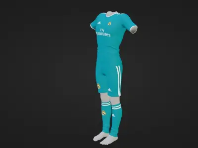 Real Madrid Sportwear Low-poly 3D model