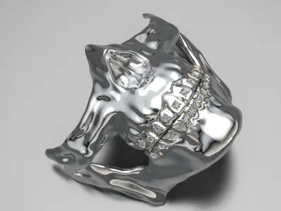 skull mask 3d model Free 3D print model