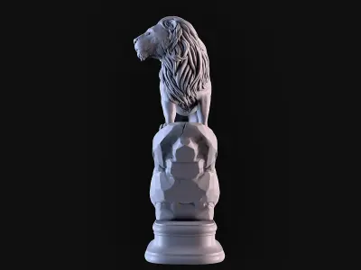 Lion the King 3D print model