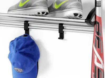 Sports set Inventory Organizer 3D model