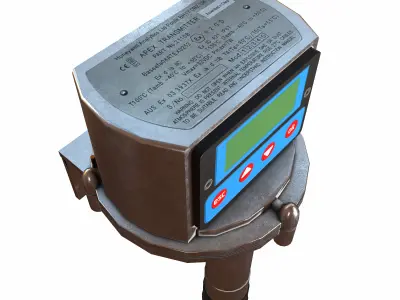 Honeywell Apex Transmitter Low Poly Low-poly 3D model