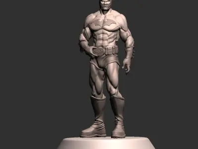 Batman Figure Posed by Evil Raz 3D model