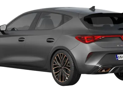 Cupra Leon 2025 3D model