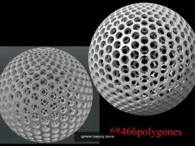 sphere sculpture 3D Model Collection