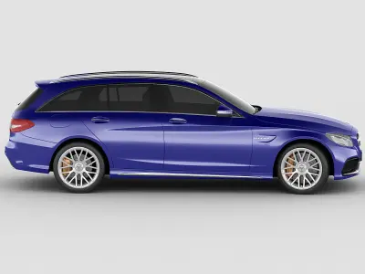 Mercedes c63 AMG estate 3D model