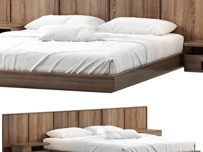 Samba Bed Invisible Collection 3D model