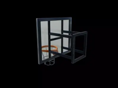 basketball hoop 02 3D model