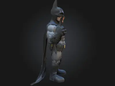 Batman The Dark Knight 3D Printable Stylized Caricature 3D print model
