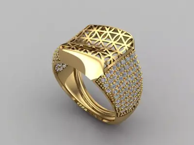 Women Ring 3DM Womens Ring 3d models 3D print model 3D print model 3