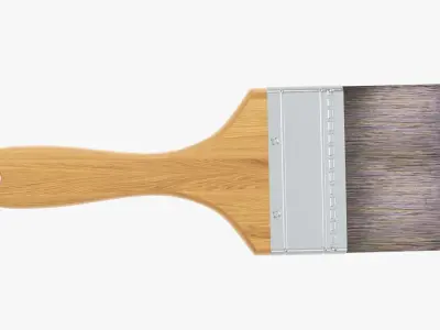 Painting brush regular 03 3D model