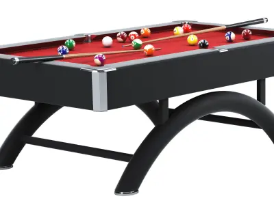 Pool Table 3D model shop