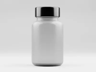 Transparent Jar 3D model