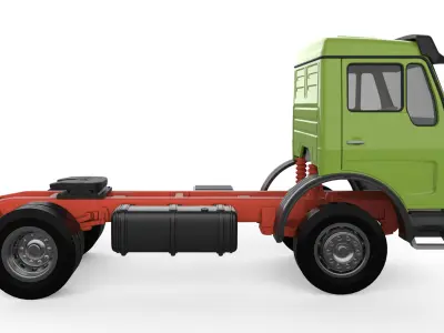 3D Printing Benz NG short Cab 3D Model  Ready for Resin and FDM  3D print model