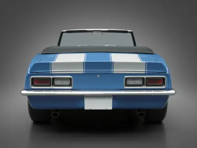 1968 Chevrolet Camaro RS Convertible 3D model