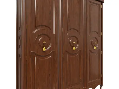 Classic cabinet 07 08 3D model