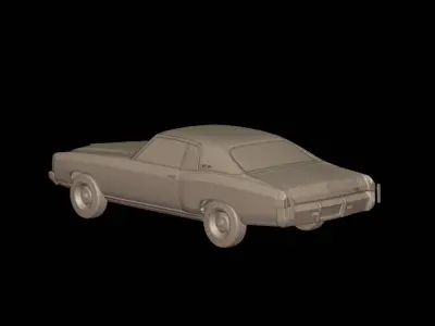 CHEVROLET MONTE CARLO 1970  3D print model