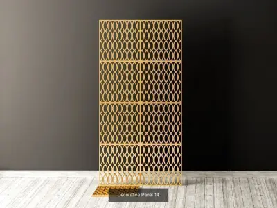 Decorative Panels Pack 4 3D Model Collection