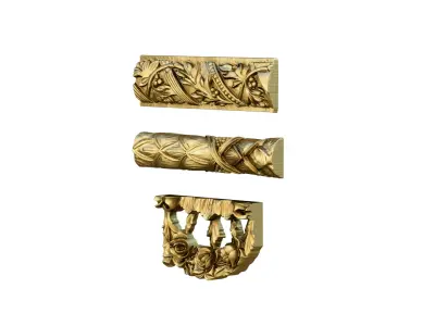 classic decor ornament 12 3D model