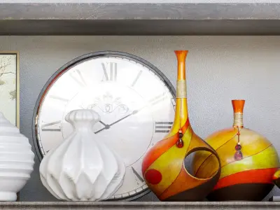 Set-165 bookcases for home decor - how to build bookcase 3D model