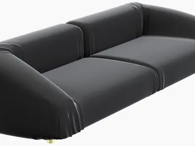 Baxter Fold Sofa 3D model