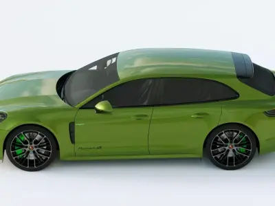 Porsche Panamera 4E Hybrid Sport Turismo 2021 3D model