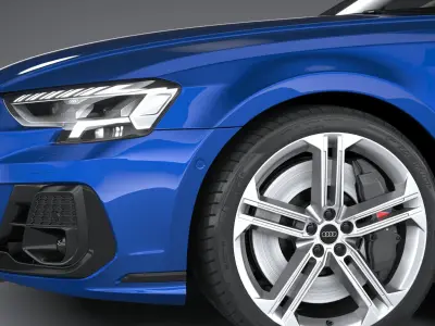 Audi S8 2022 3D model