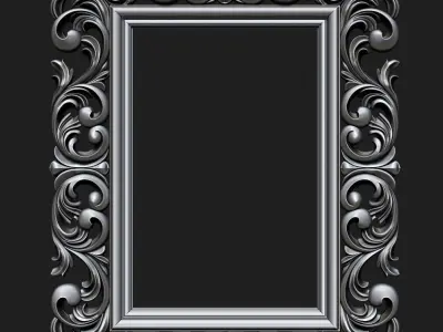 FRAME-MIRROR 001 3D print model