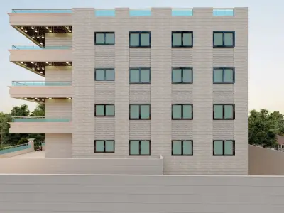 3d architecture apartment building  Free 3D model