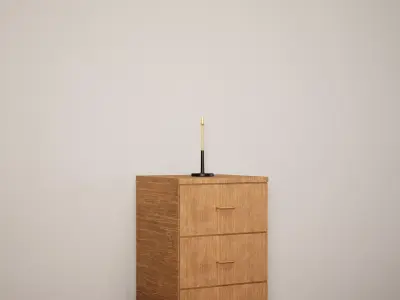 Candle Holder Free low-poly 3D model