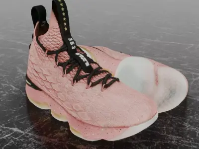 NIKE LEBRON 15 ALL STAR 3D SHOES Low-poly 3D model