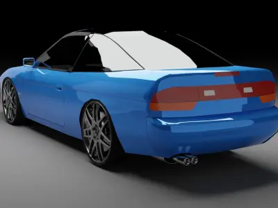 Nissan 180sx 3D model