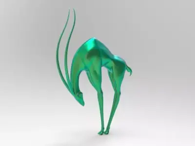 Deer 4 3D model