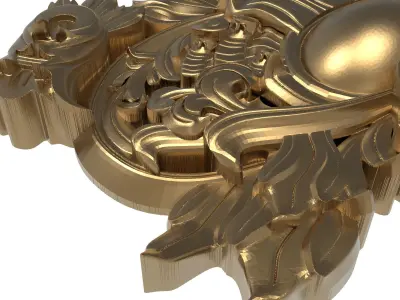  decorative pattern ready for 3D printing 3D model