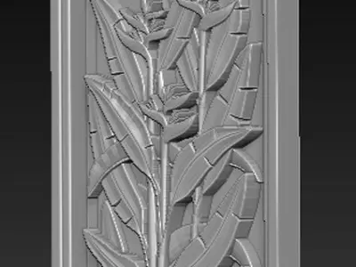 Decorative Panel Nature 3 3D Model 3D print model